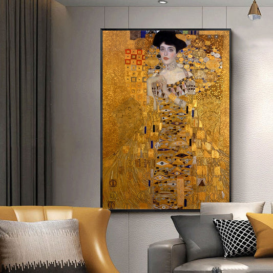 ADELE BLOCH By Gustav Klimt CANVAS PRINT